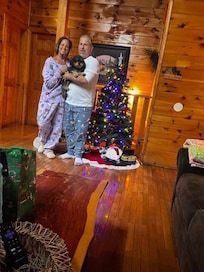 Great touch! We arrived to find a Christmas tree up, decorated and lit!