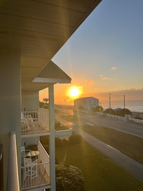Sunrise on the deck