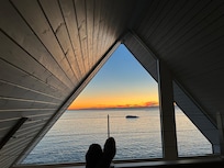 Sunset from bedroom