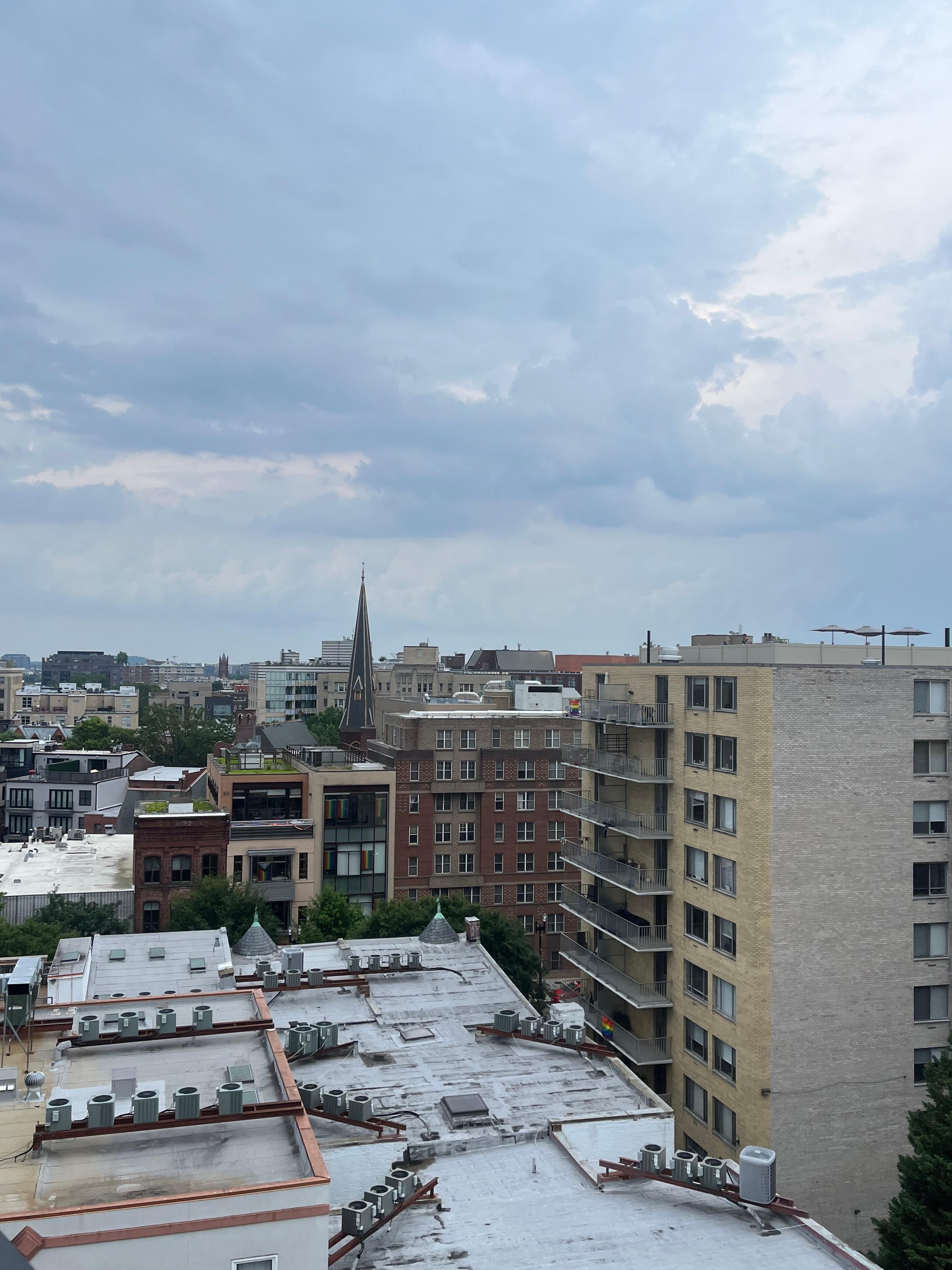 View from the roof top pool!