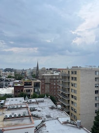 View from the roof top pool!