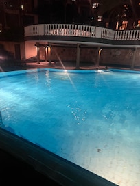 Pool at night