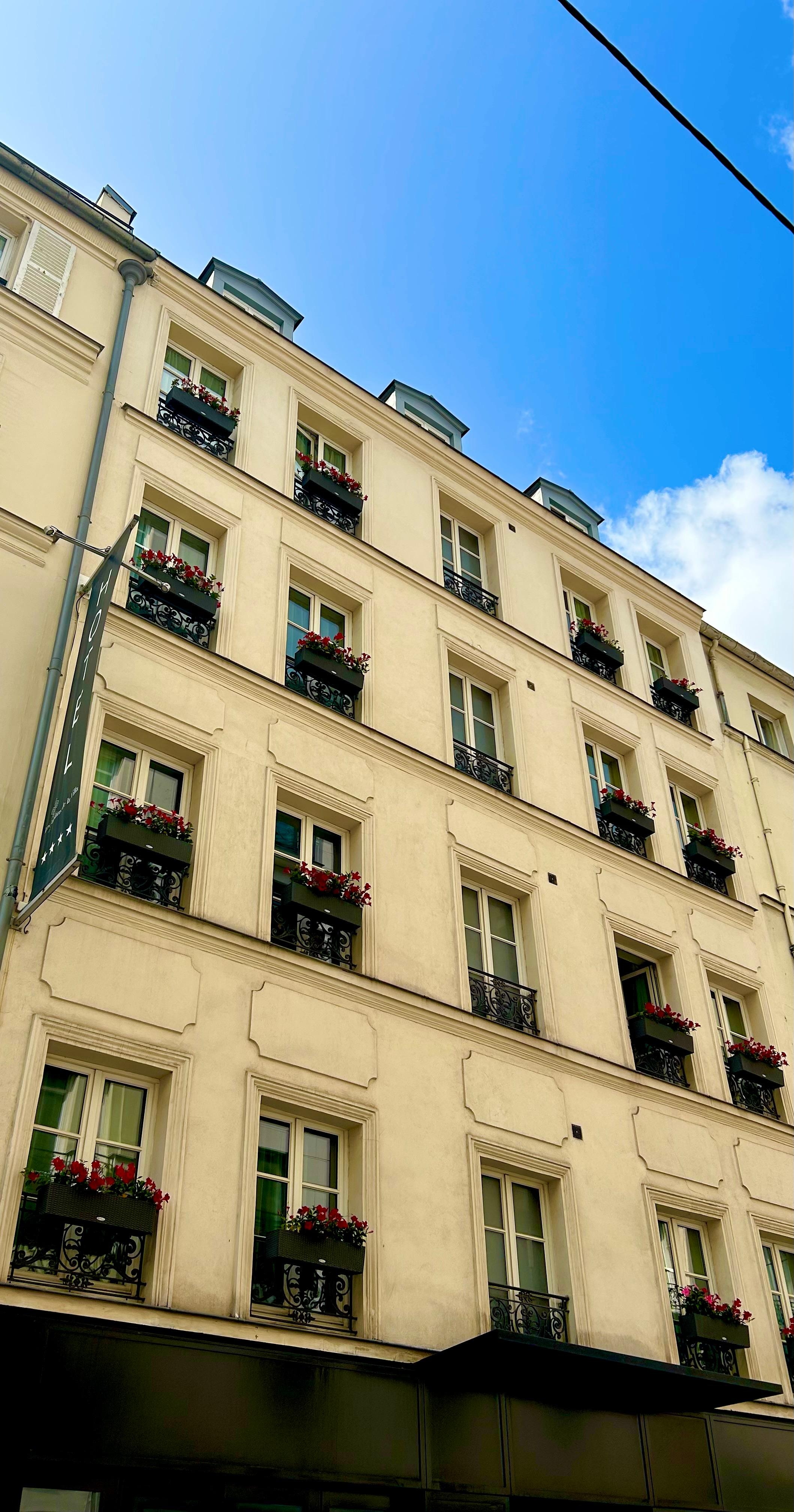 The hotel front