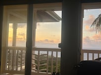 Sunrise view from one the bedrooms.