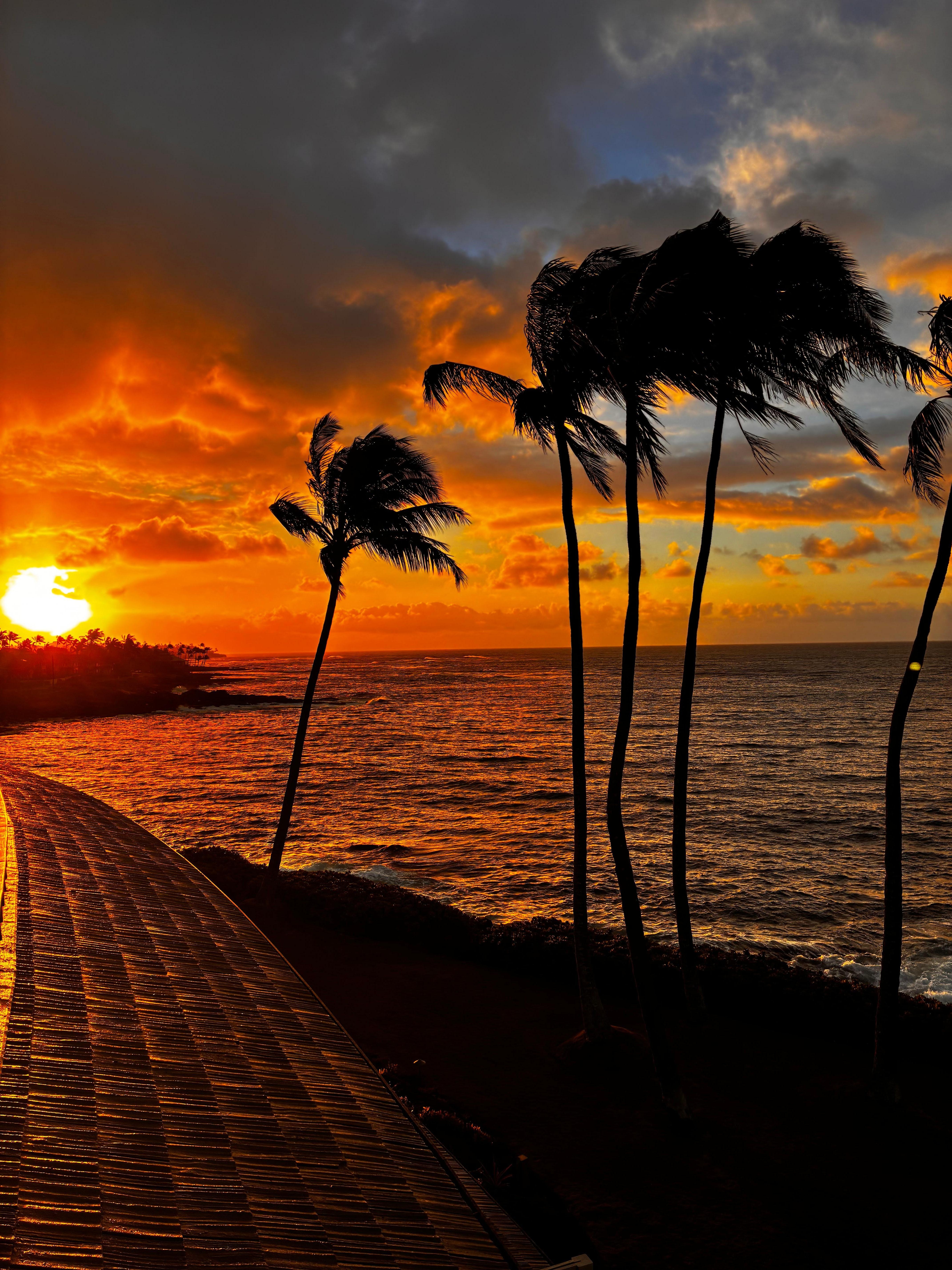 Sunrise from the deck, no special filter or lighting