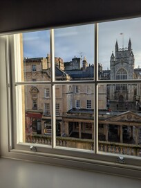 Beautiful view from apartment window