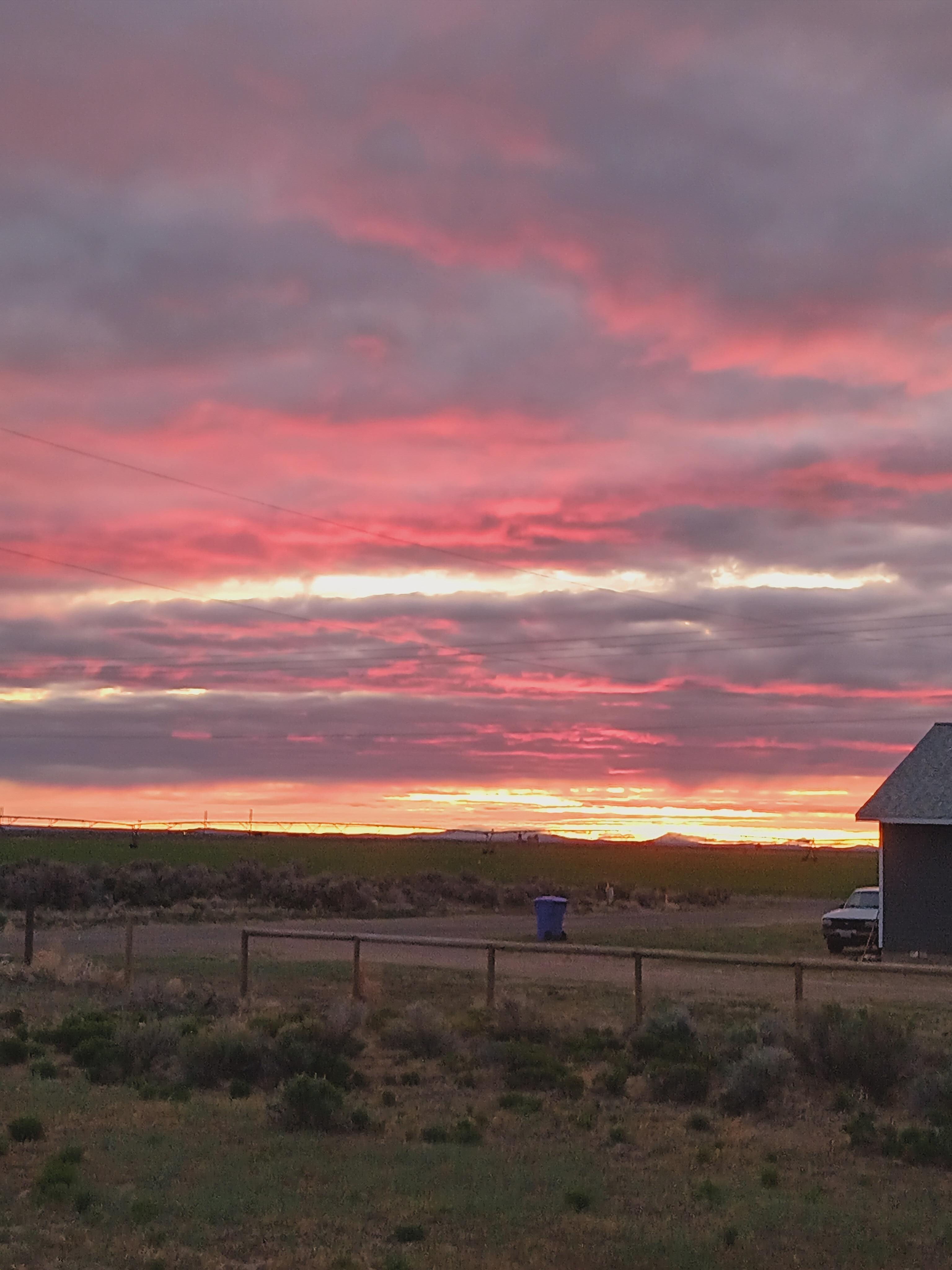 Sunrise at rental