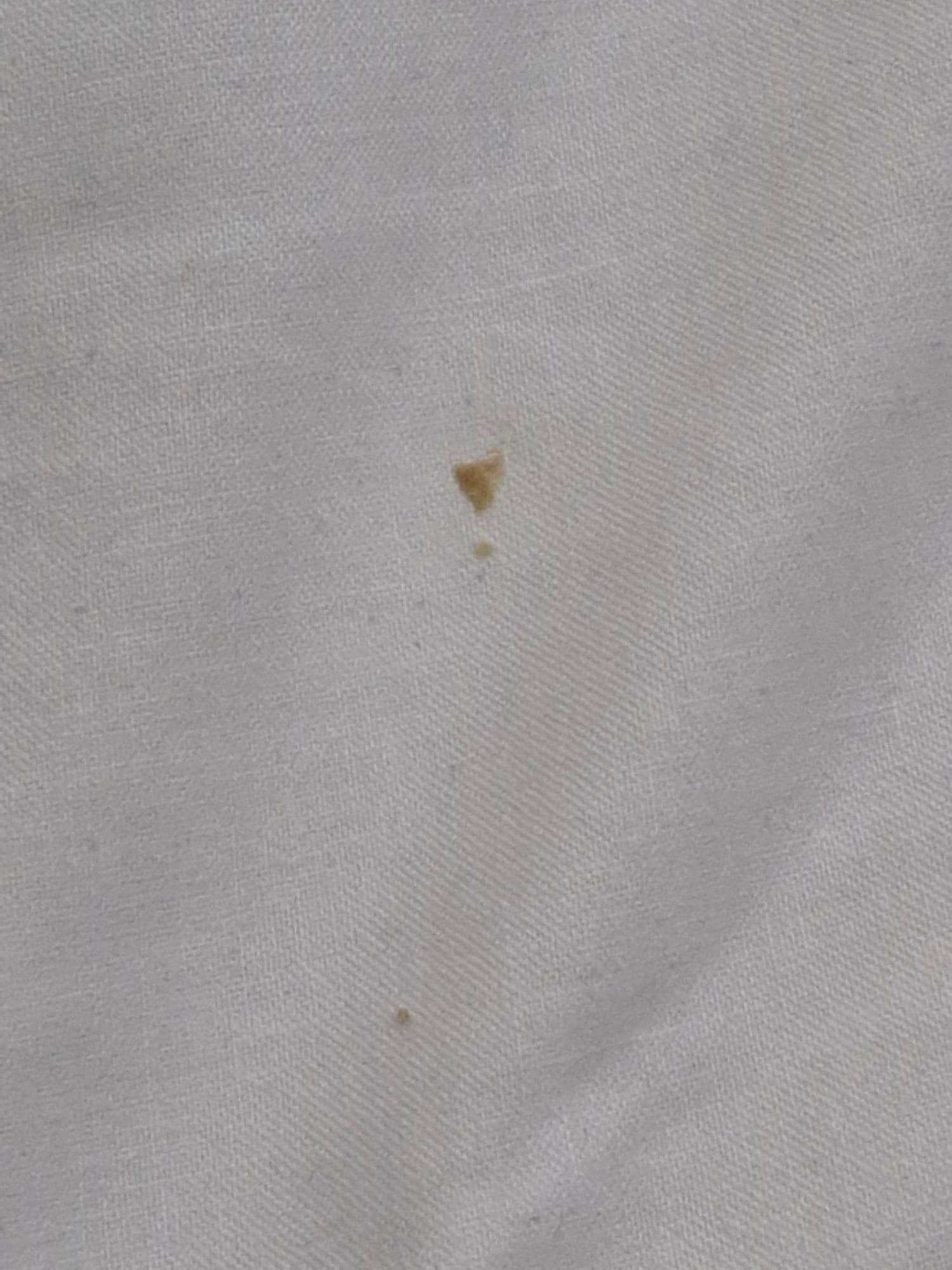 Food stuck on the sheets