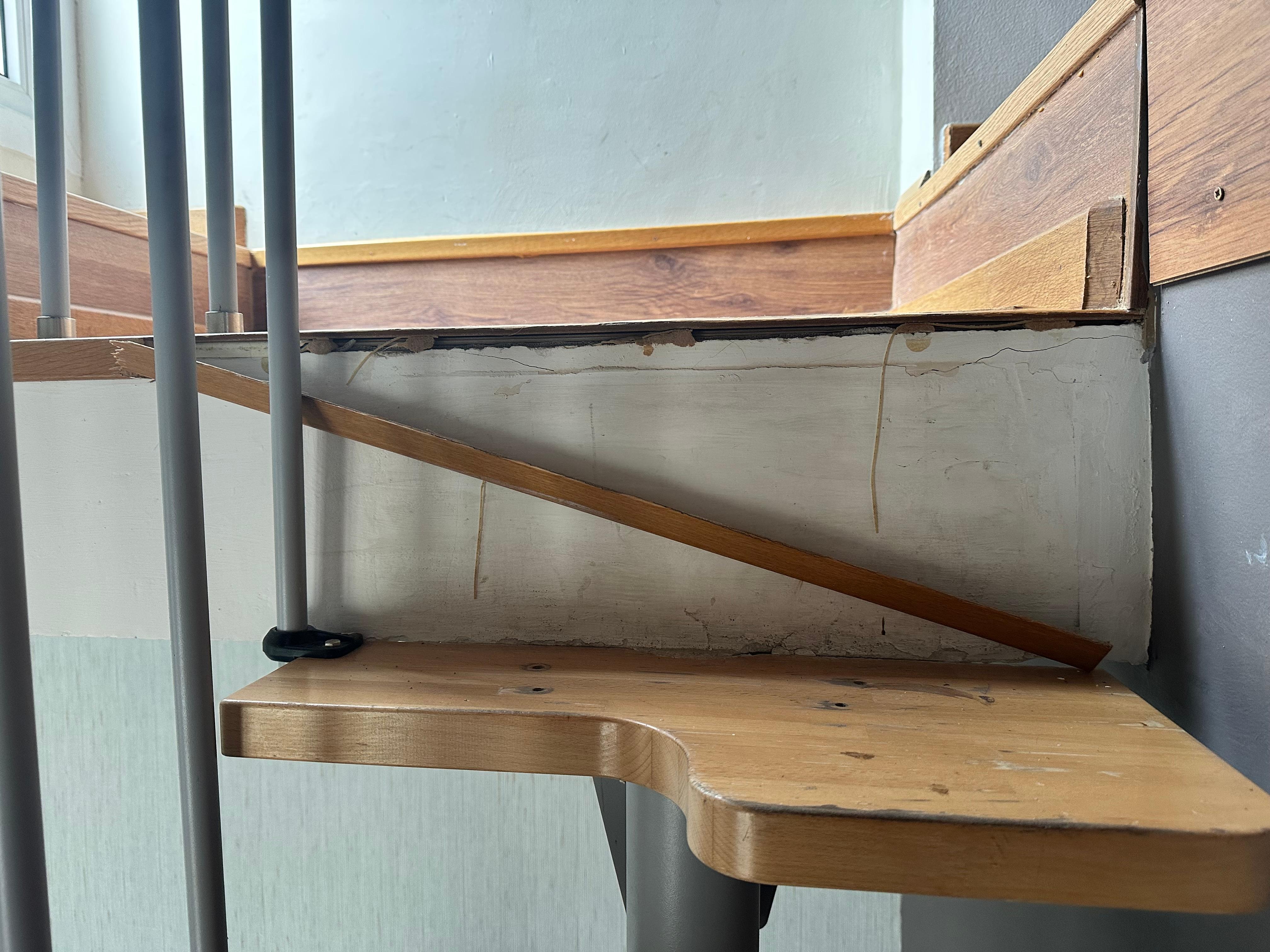 Aufgang zur oberen Etage 