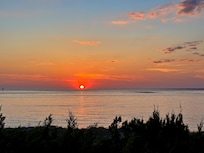 Sunset from balcony.