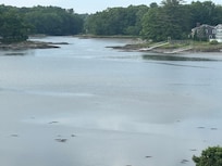 Nice view of the river from the apartment!