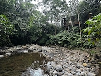 River on property