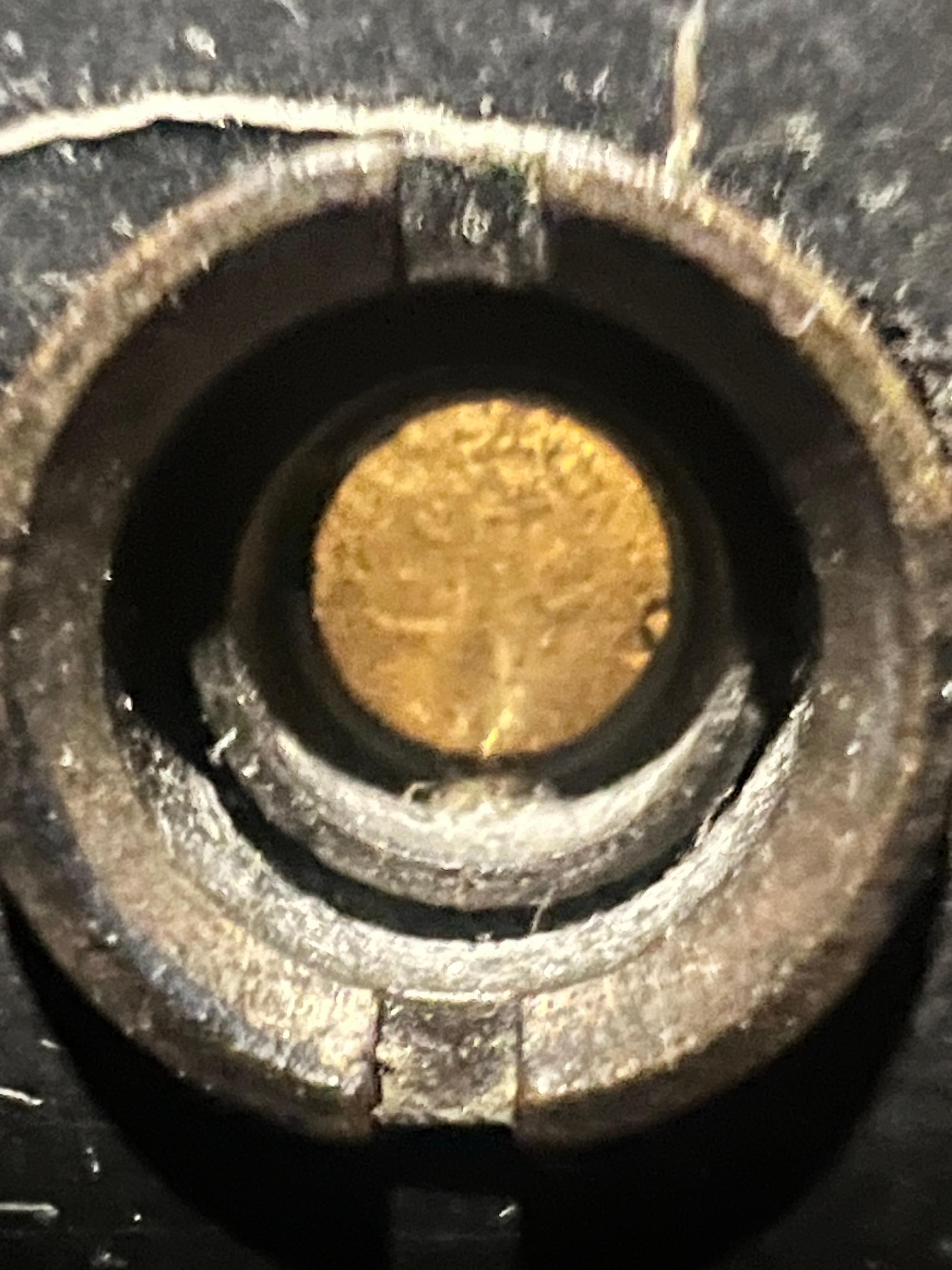 Room peep hole - no security as cannot be used 