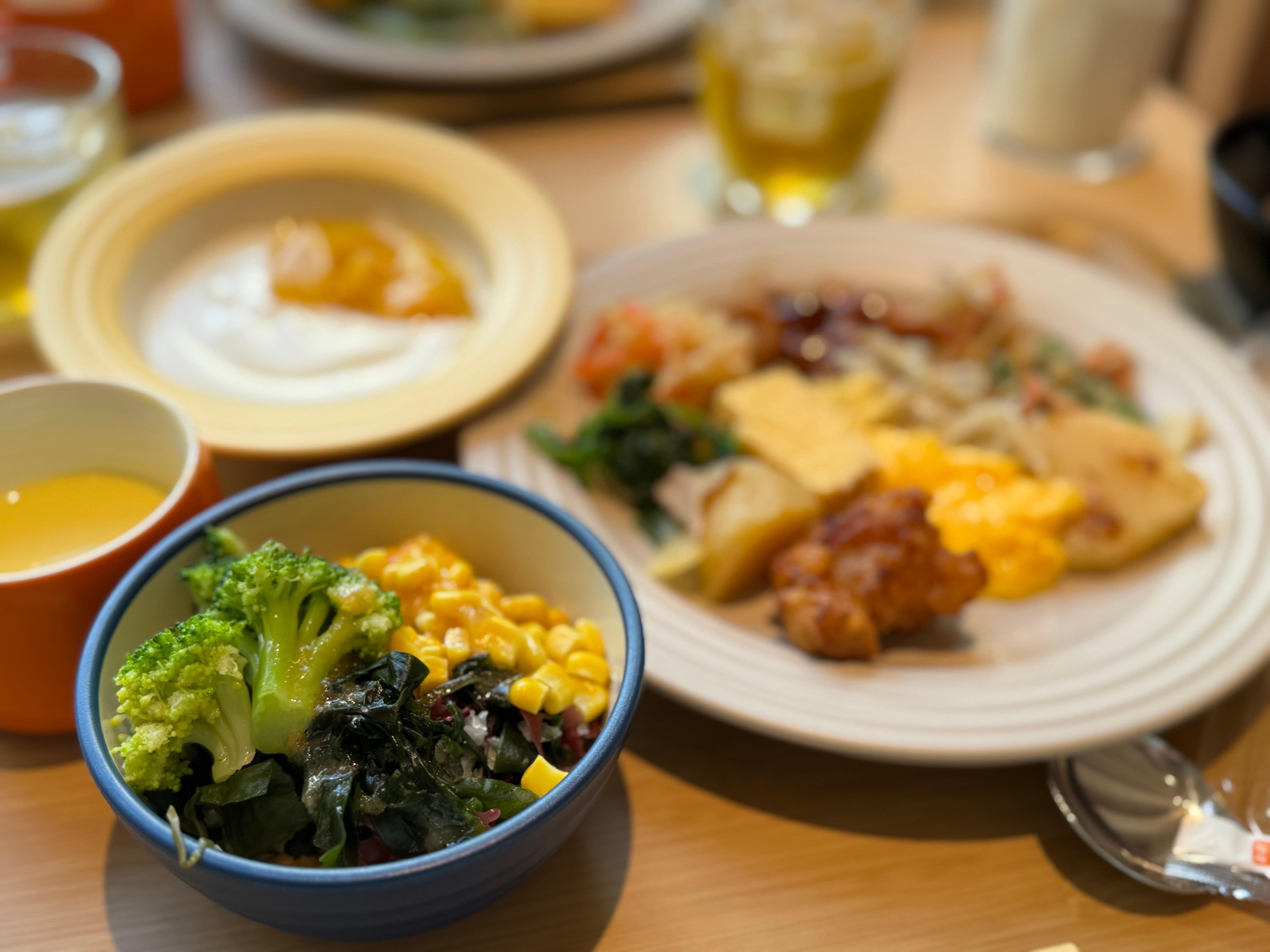 朝食ビュッフェ