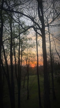 Sunset from deck