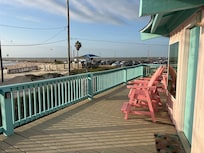 View from patio beach house.