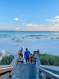 The beach was lovely!