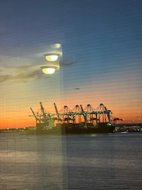 View from dining room windows.