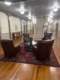 Sitting area on the second floor.