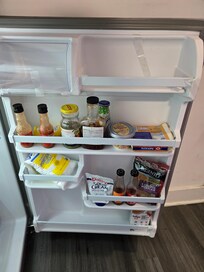 Perishable, open food from previous guests