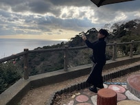 ホテルの近くの景色です。海が綺麗でした。