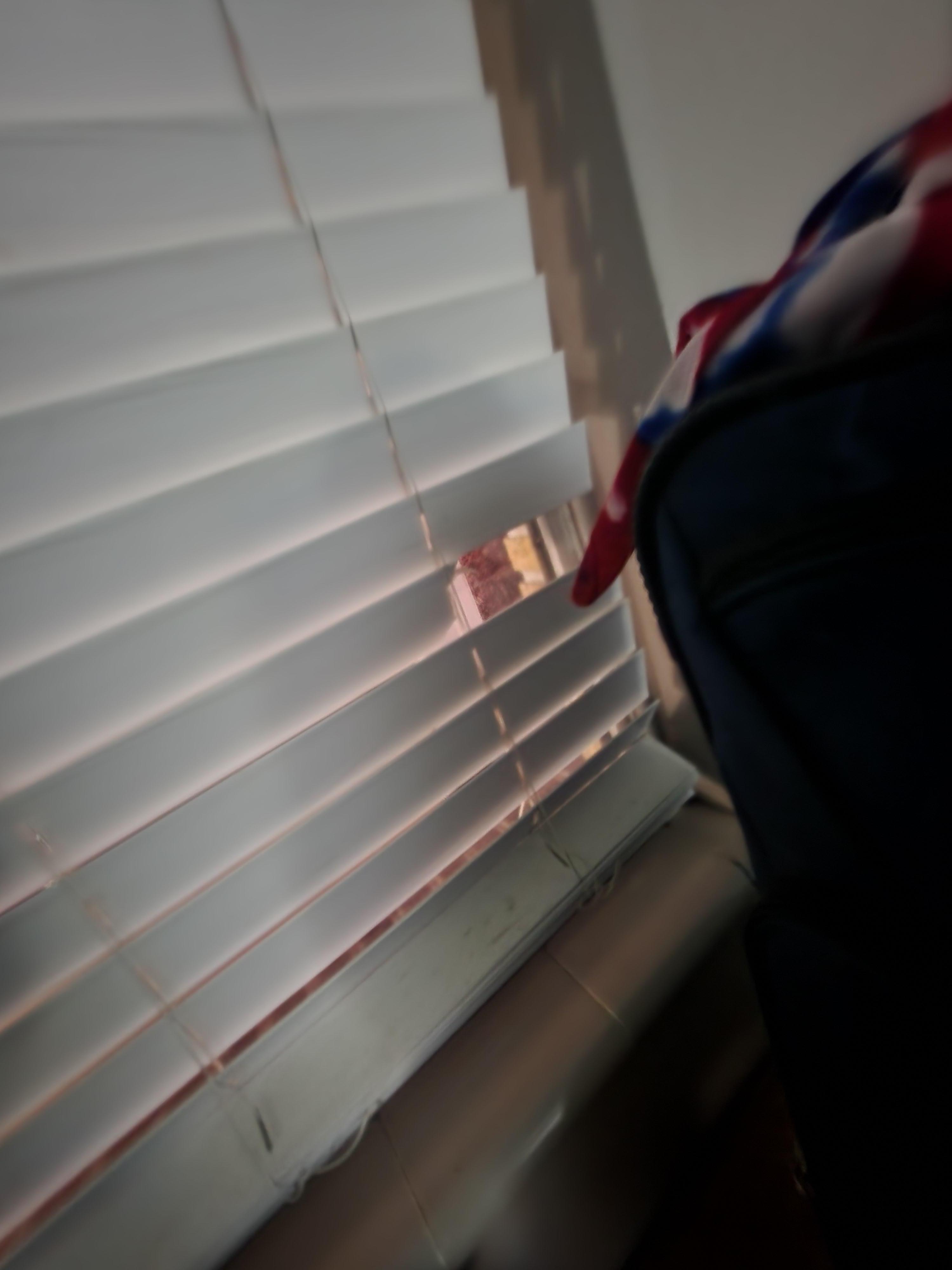 We had to cover it from people's view from us. 