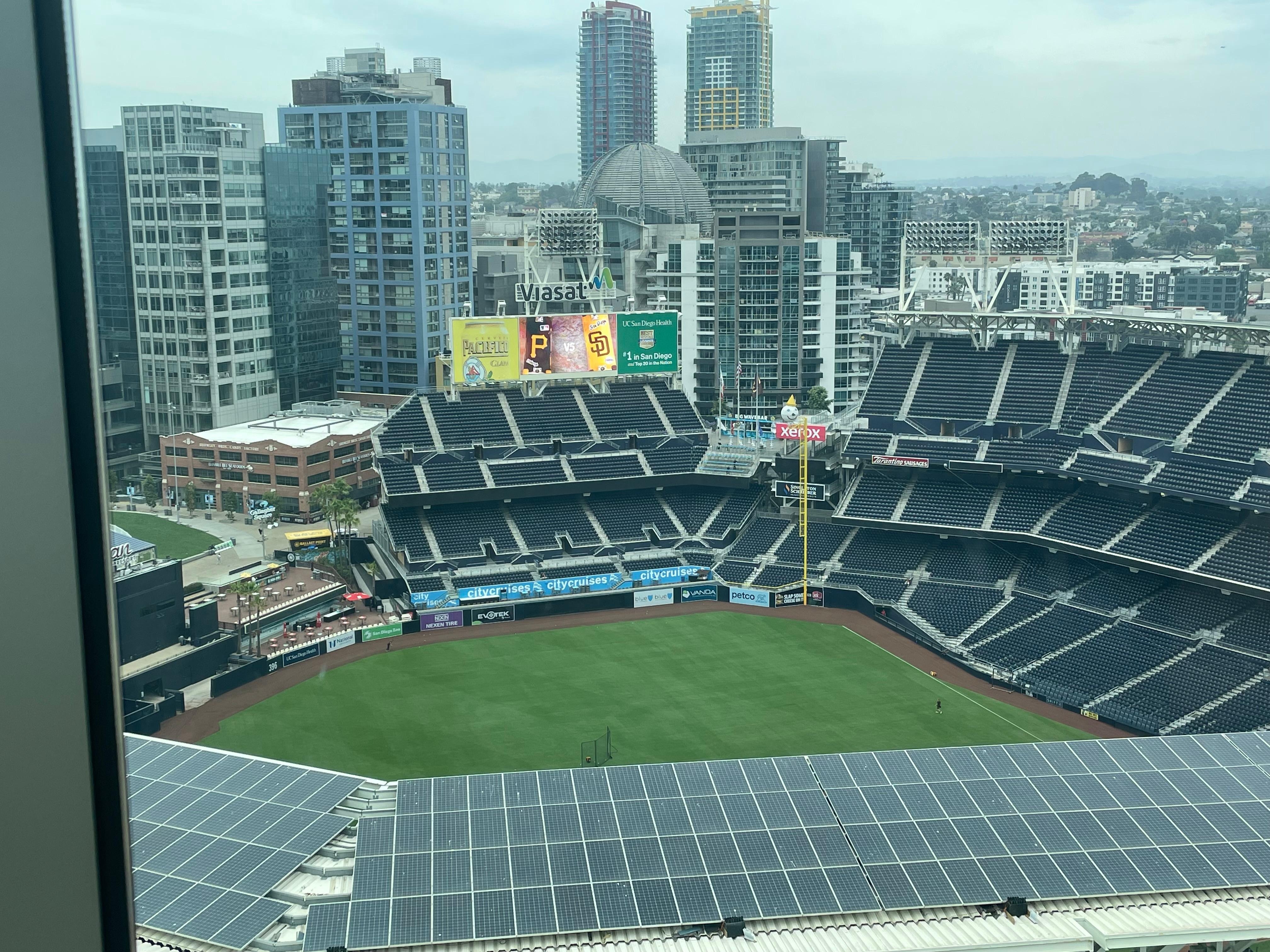 View from the hotel.