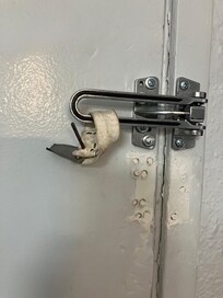 Not sure where the dirty ring on the safety latch came from?