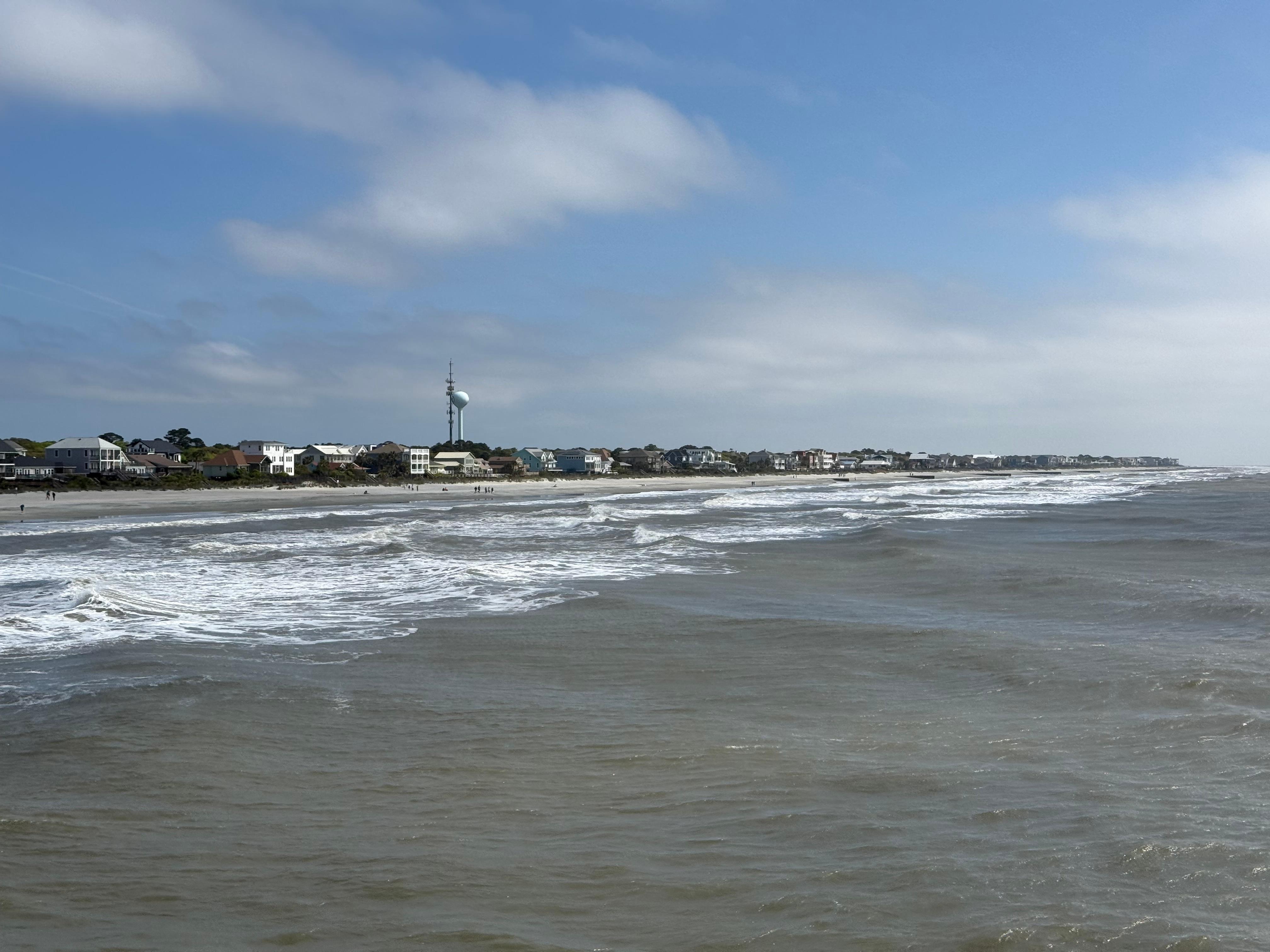 Folly Beach morning from pier