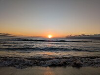 Sunset view from the condo