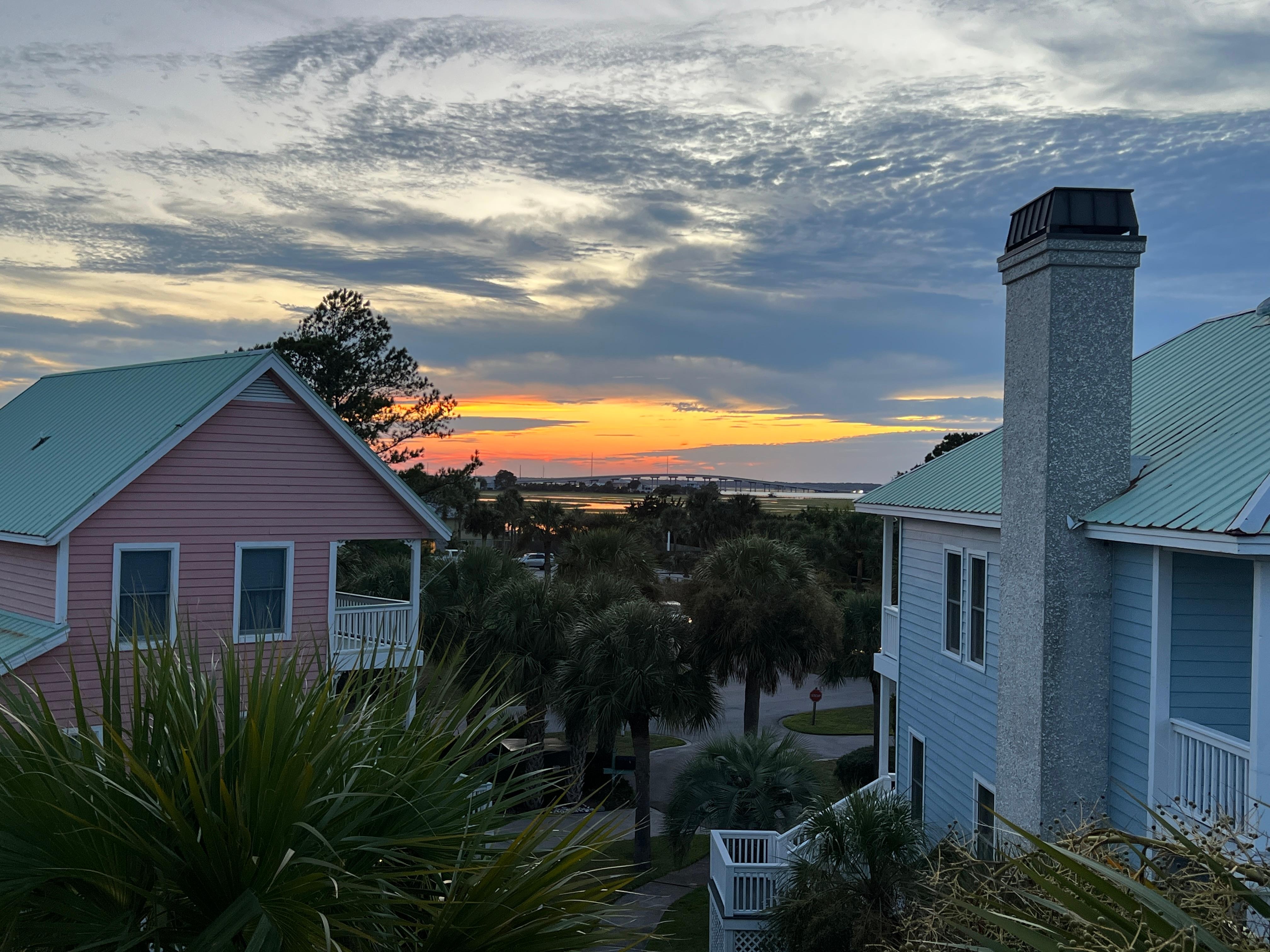 This was taken from the steps leading to the door.