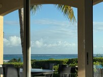 View of the ocean from the back patio