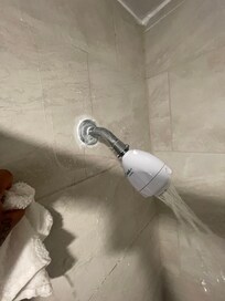 Shower head not at its best spraying water