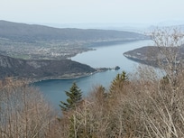 joli vue sur le lac depuis le col de la Forclaz