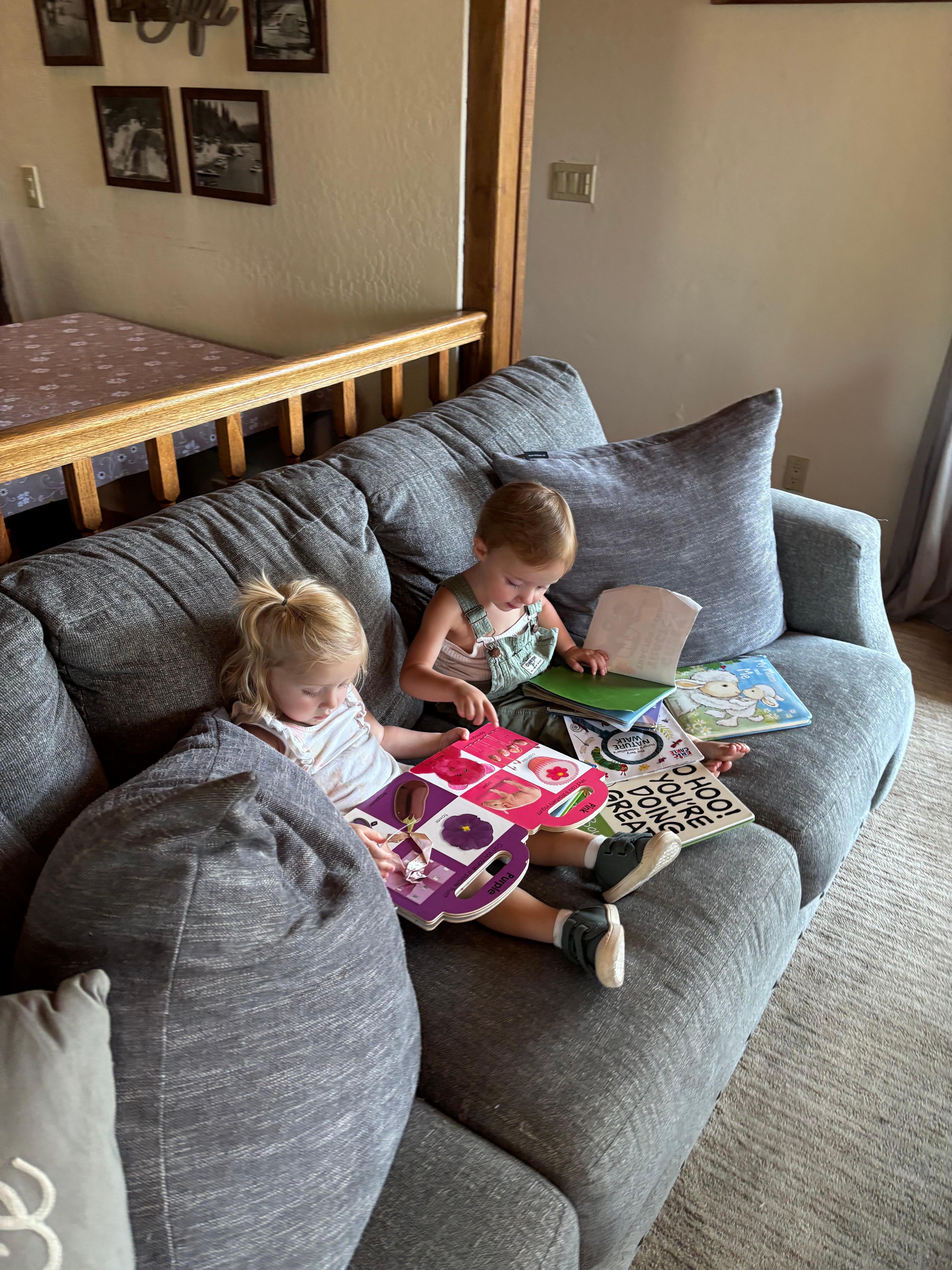 Our littles enjoying story time.