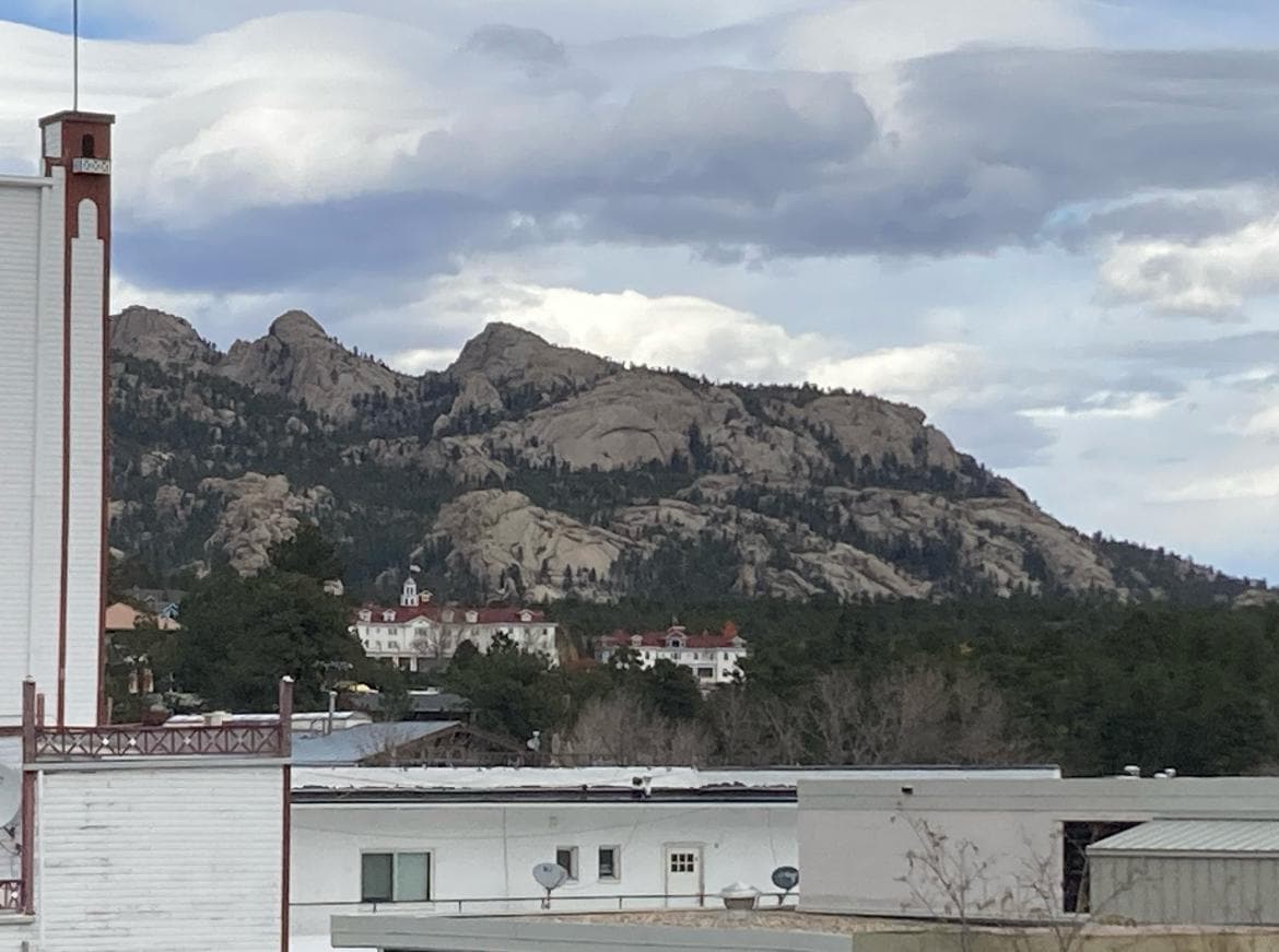 View from nearby Estes Park