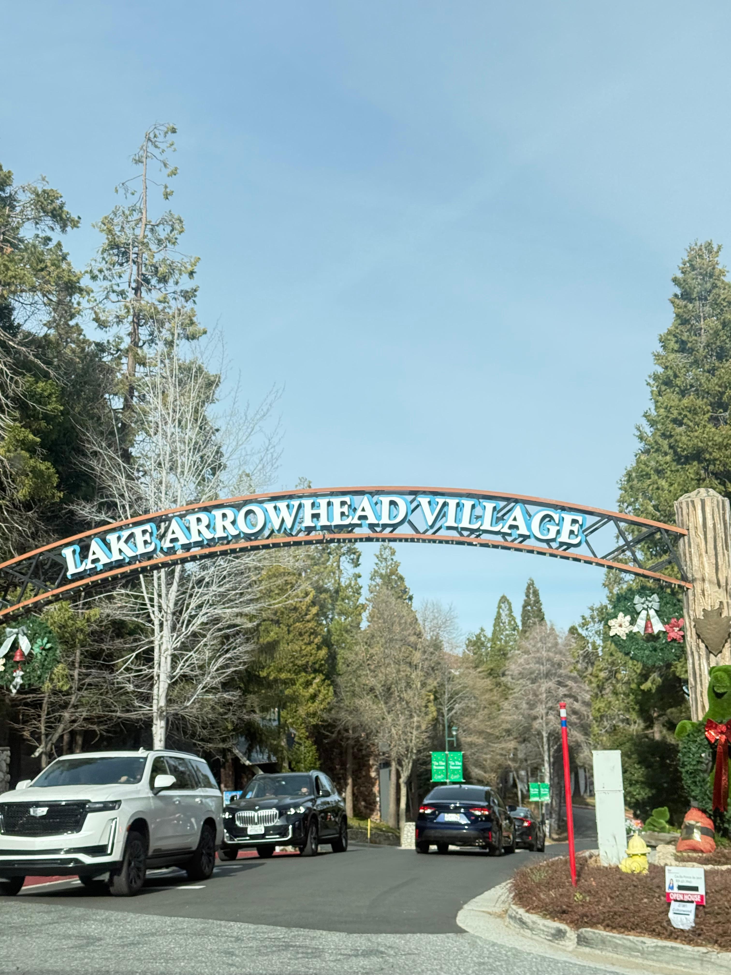 Entering the village. 