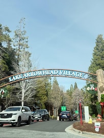 Entering the village.