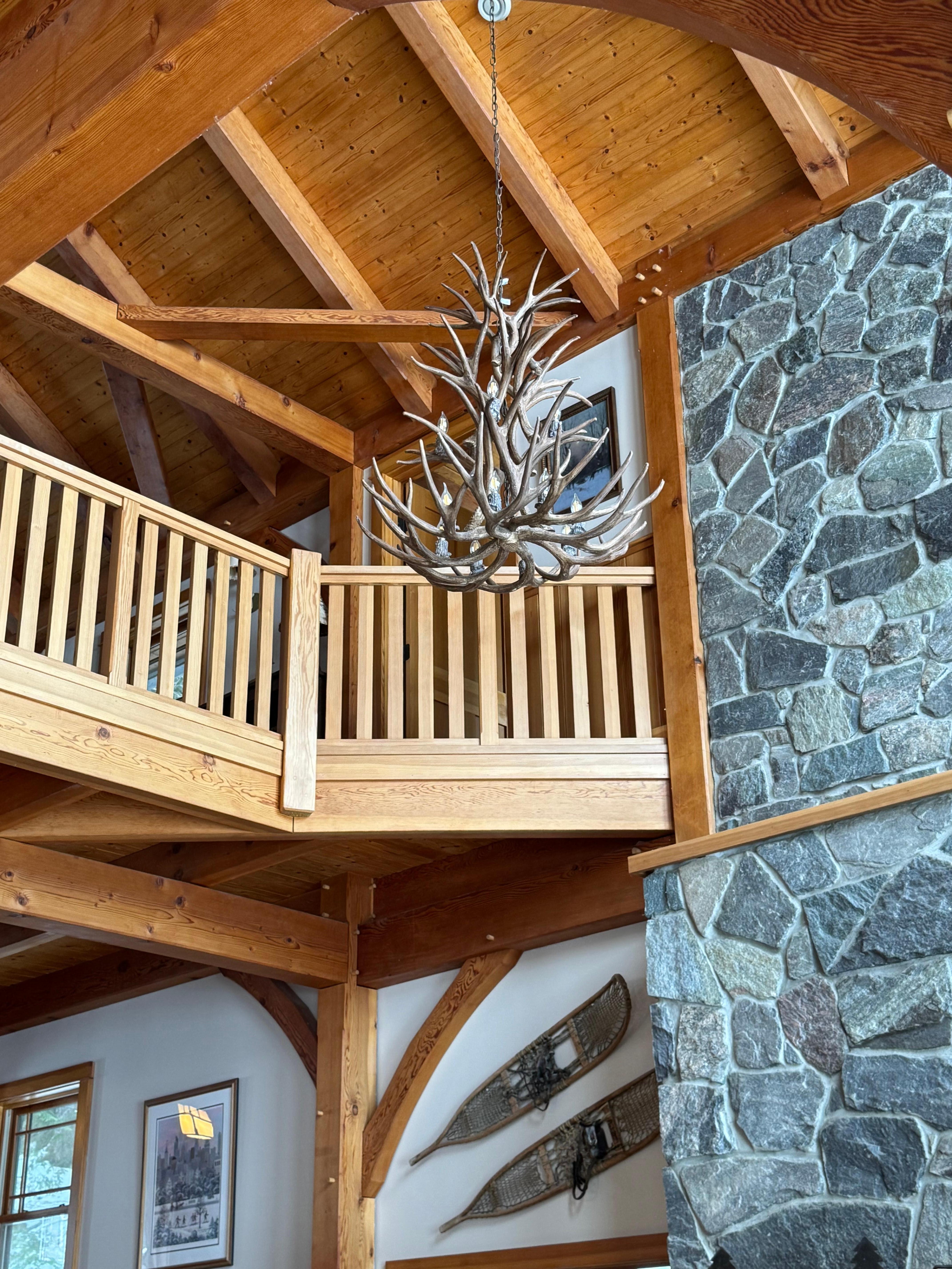 Looking up to the 2nd floor