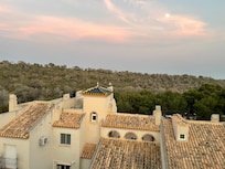 Blich von der Dachterrasse