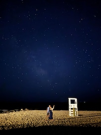 The most gorgeous night sky on the beach