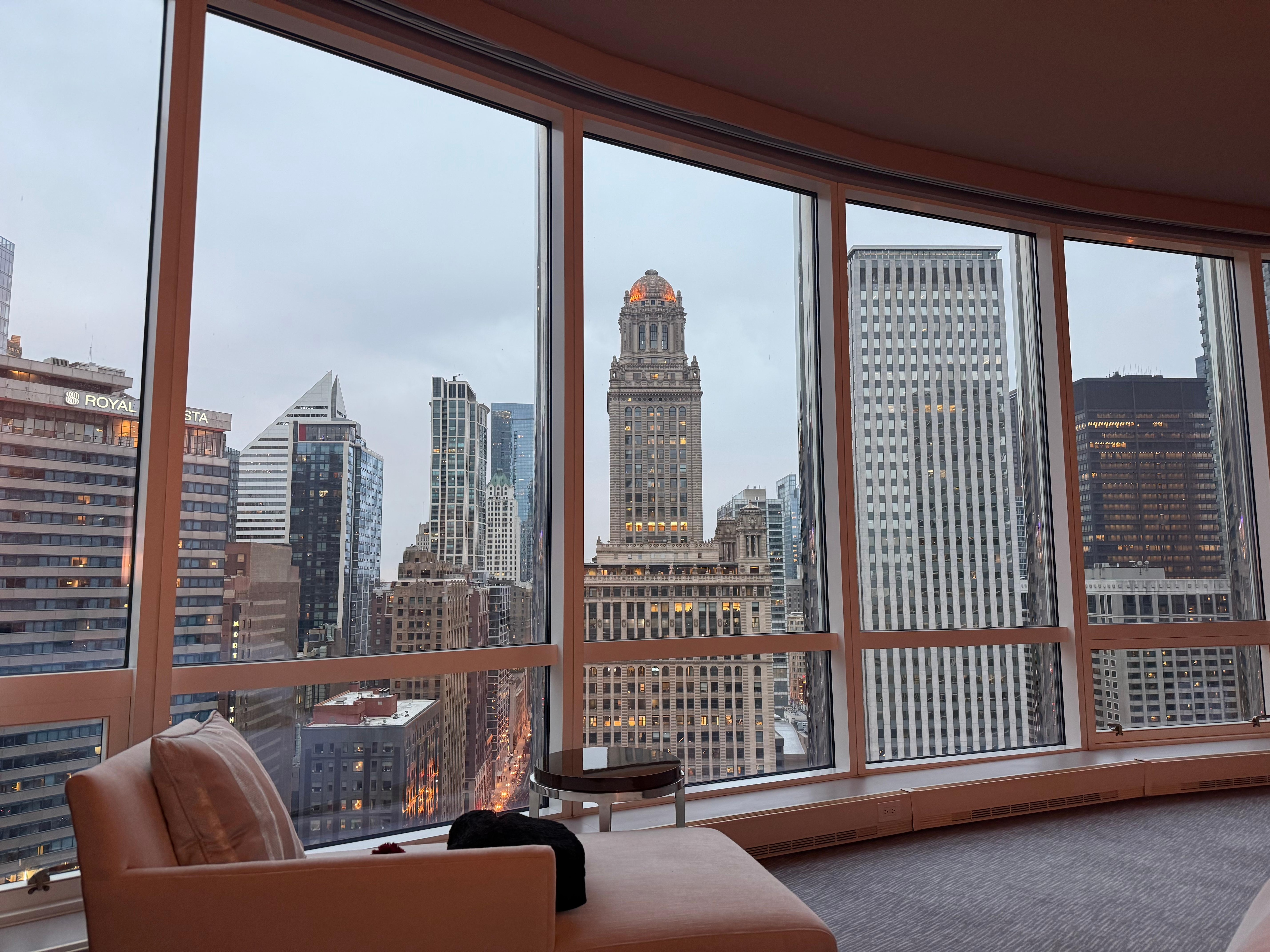 View whilst laid in bed 