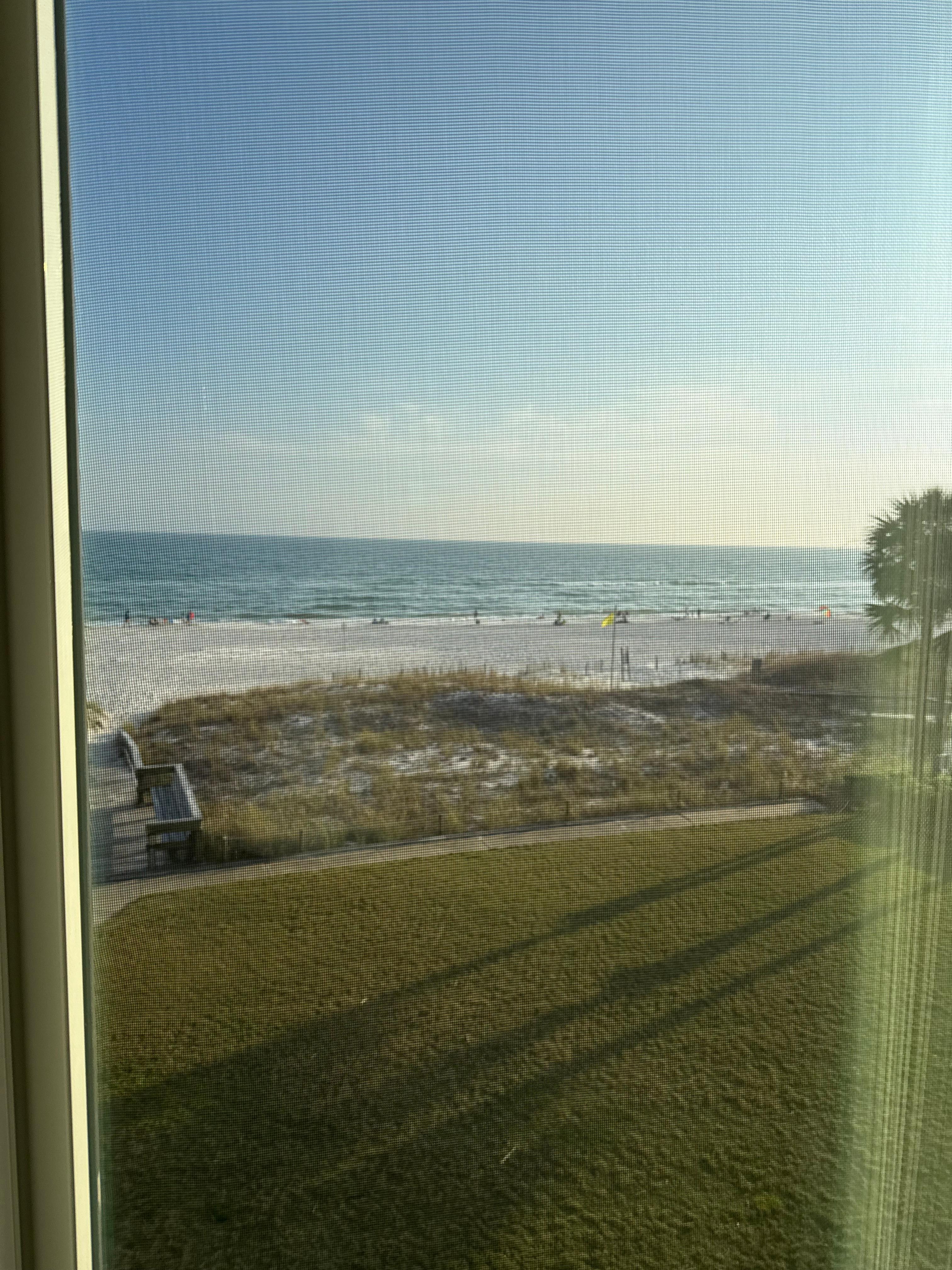 Saving grace is ease to get to beach!