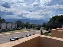 Pikes Peak from the porch.