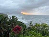 View upon arrival from the patio