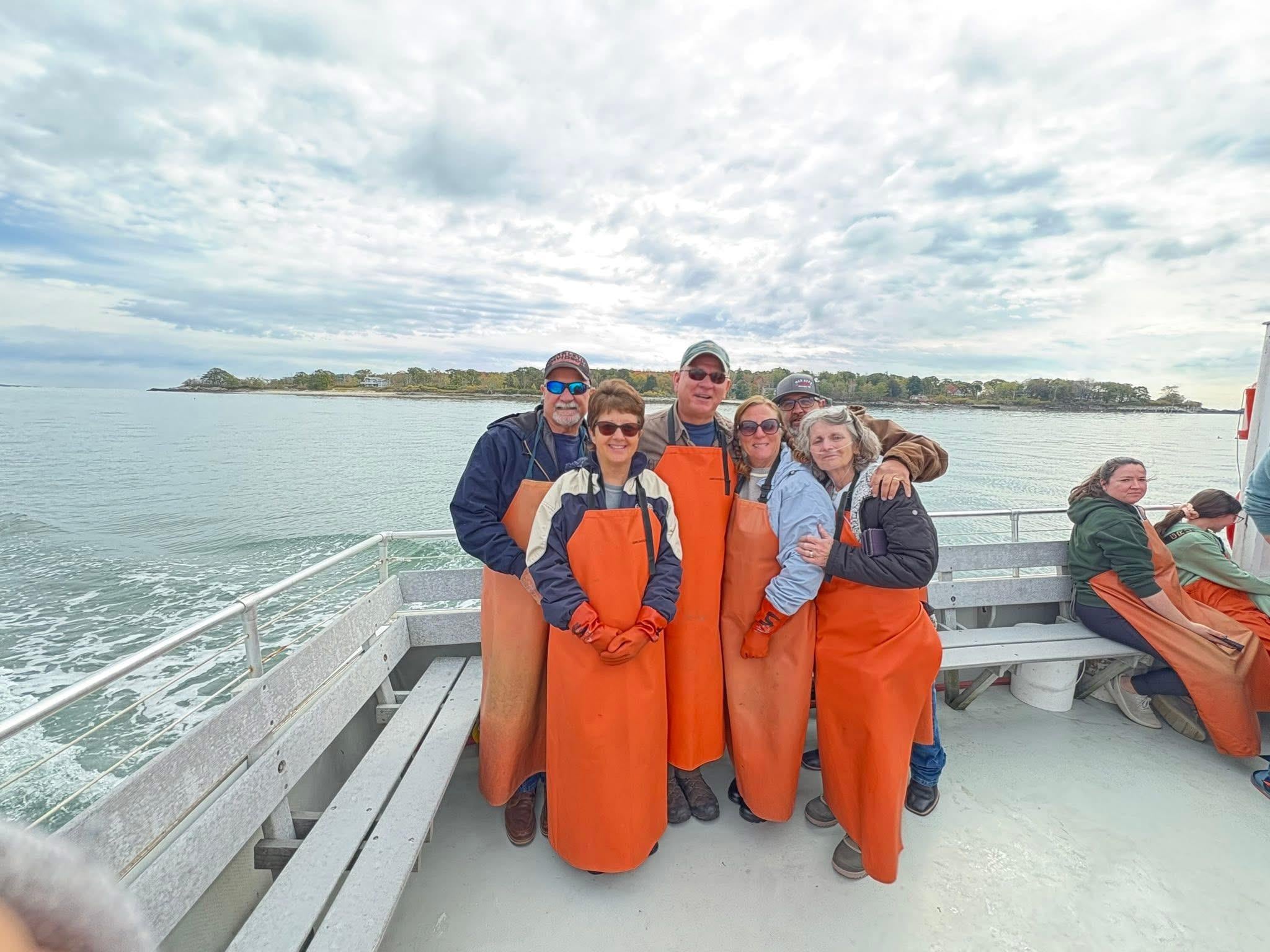 Lobster hunting in Maine