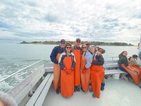 Lobster hunting in Maine