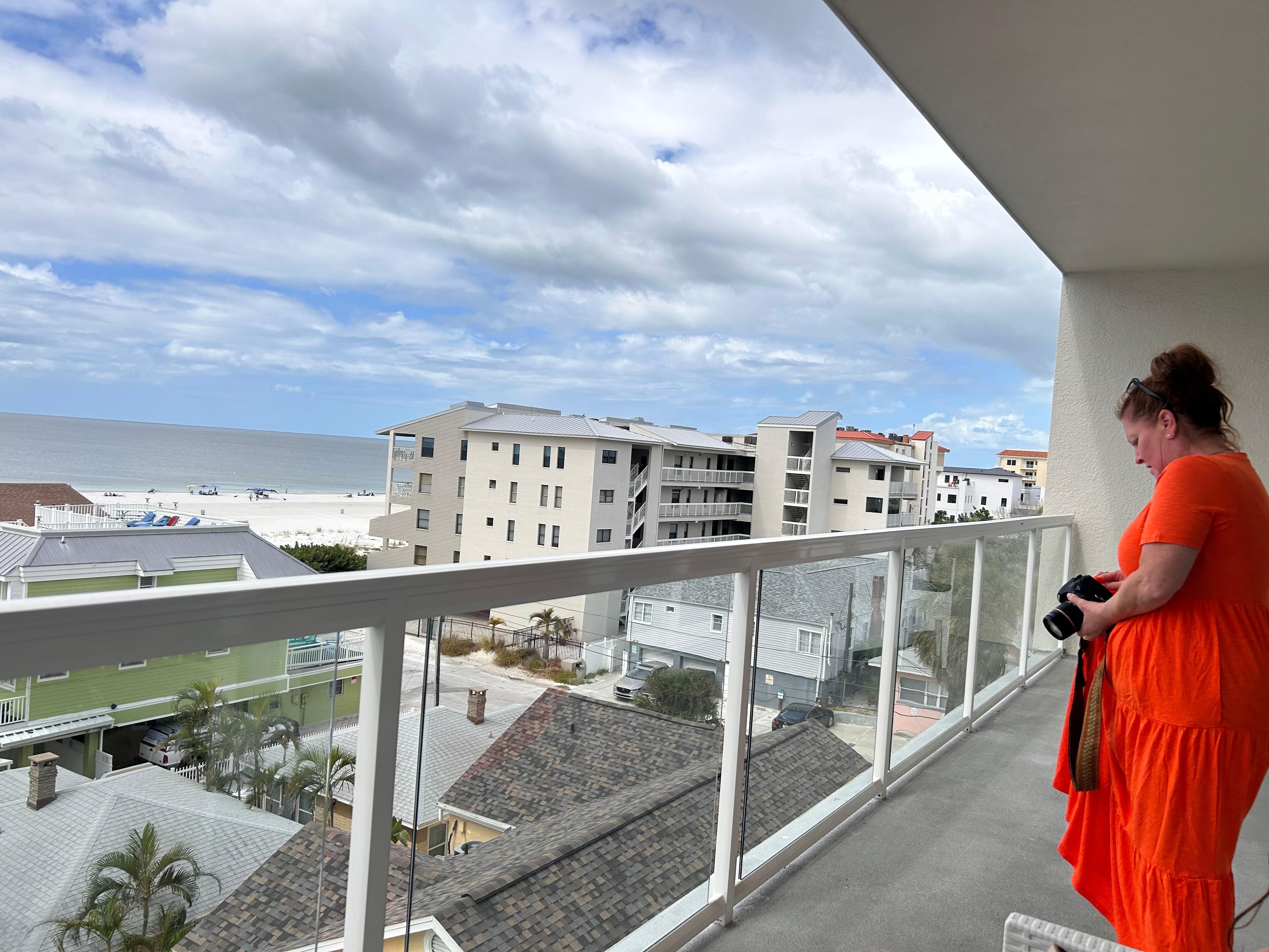 Plenty of space outdoors and indoors. 