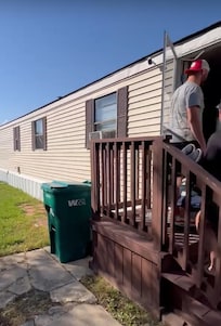 Exterior of the trailer