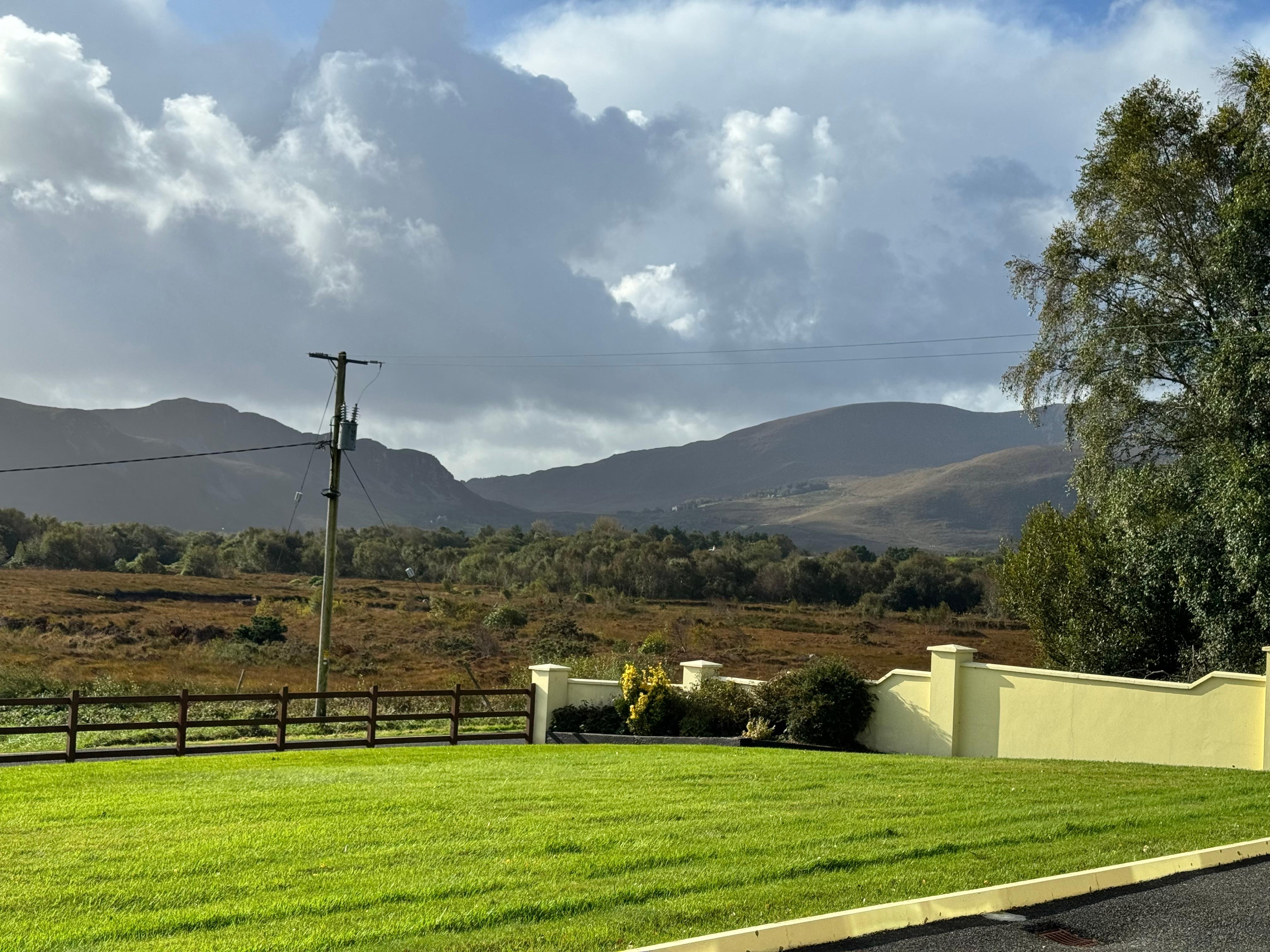 Rear view from house.